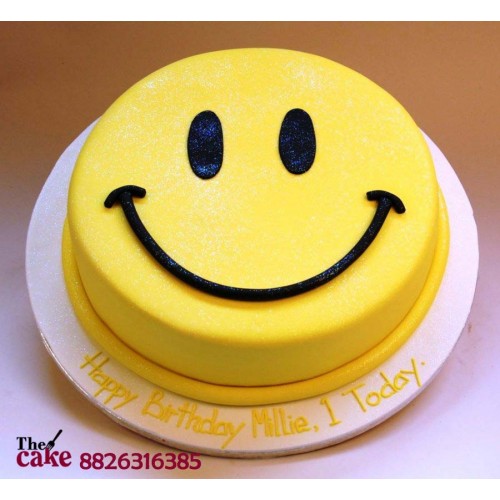 Emoji Smiley Face Cake
